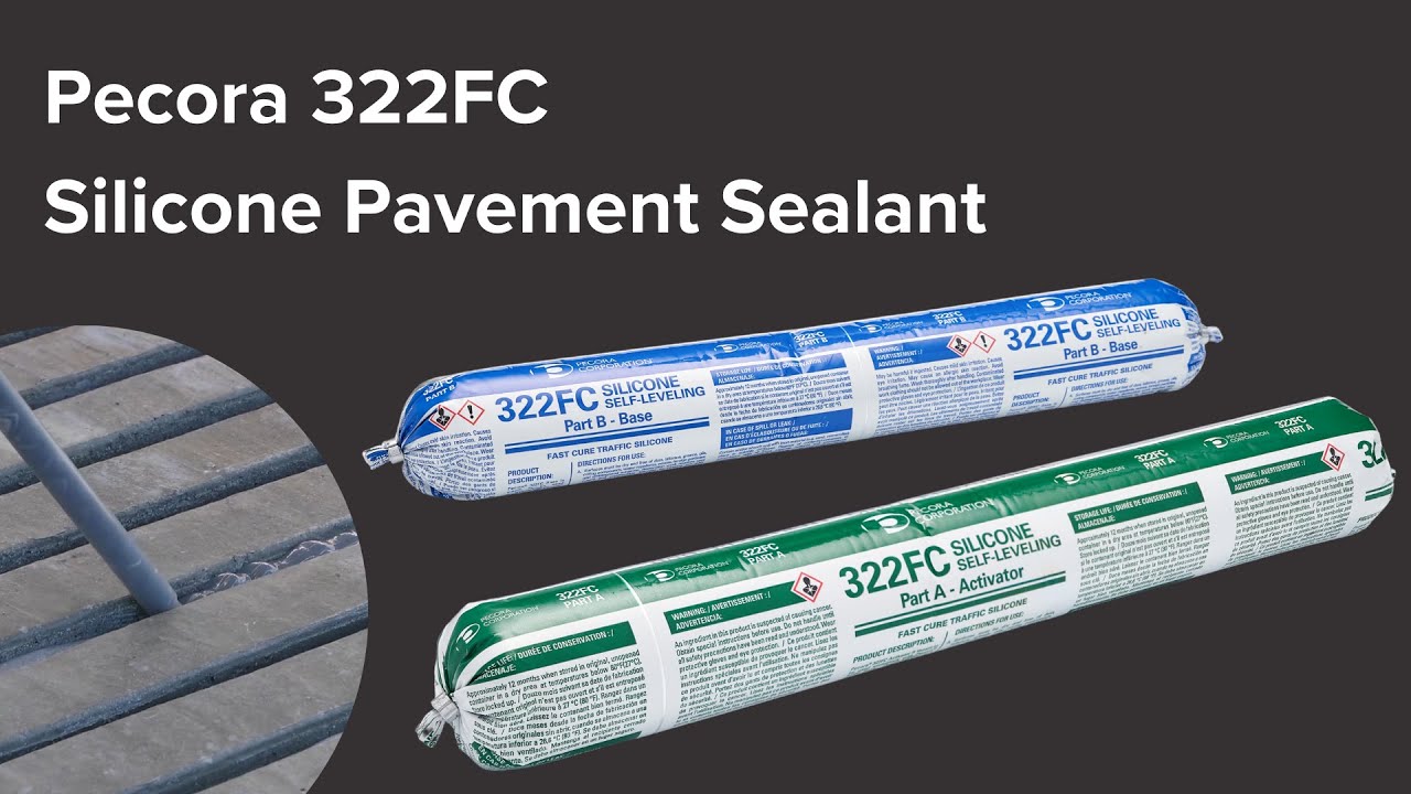 Pecora 322FC Silicone Pavement Sealant | Fast-Curing Highway Sealant ...
