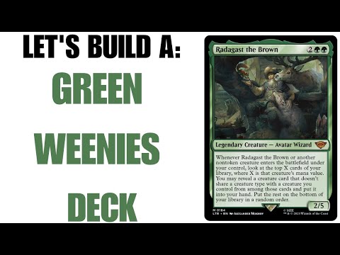 radagast mtg card the Brown [The Lord of the Rings: Tales of Middle-Earth Showc TokenMTG Whenever Radagast the Brown or another nontoken creature enters the battlefield under your control YOU NEED A GREEN WEENIES