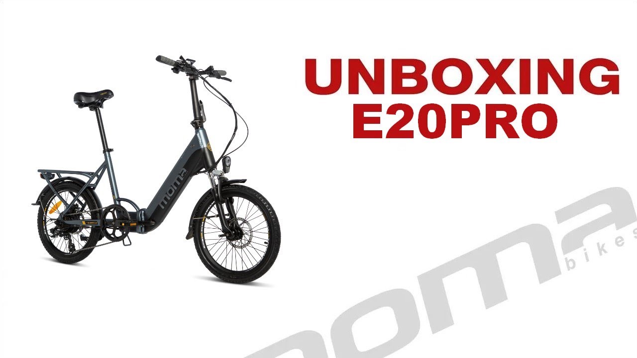 Moma Bikes Bicicleta Electrica Plegable Urbana Ebike20.2, Aluminio SHIMANO  7v, Batería Litio 36V 16Ah : : Deportes y aire libre