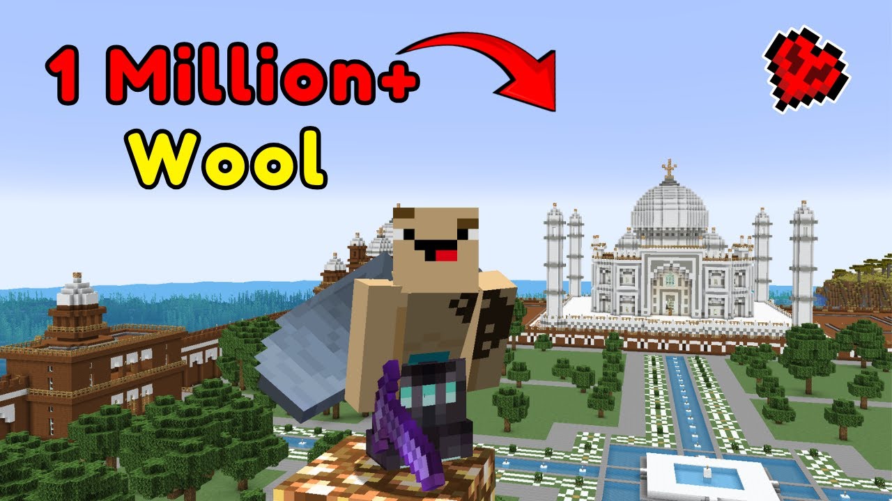 I Built the World’s BIGGEST Taj Mahal in Minecraft Hardcore! 🏰 - YouTube