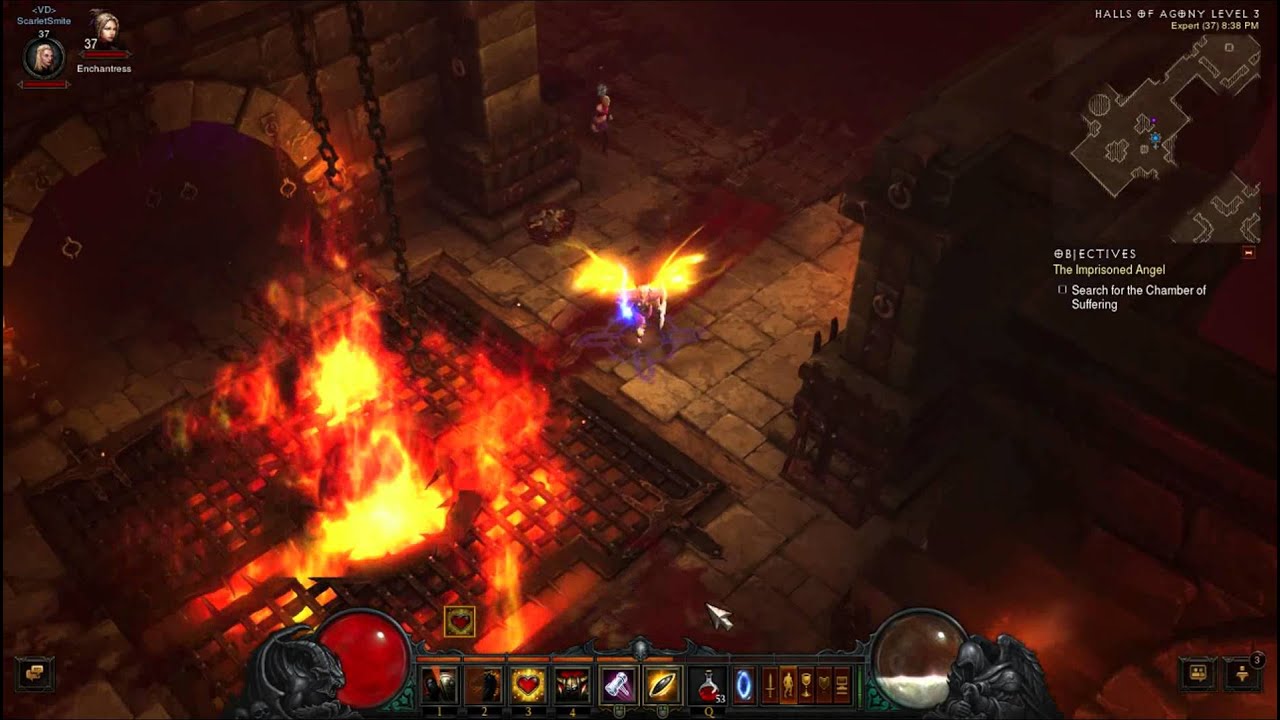 Diablo III Act I Part 9 Mad King Leoric's Mansion
