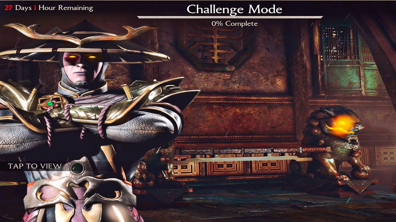 Mortal Kombat X (iOS) - Dark Raiden Challenge - Battle 1 (Normal Difficulty)