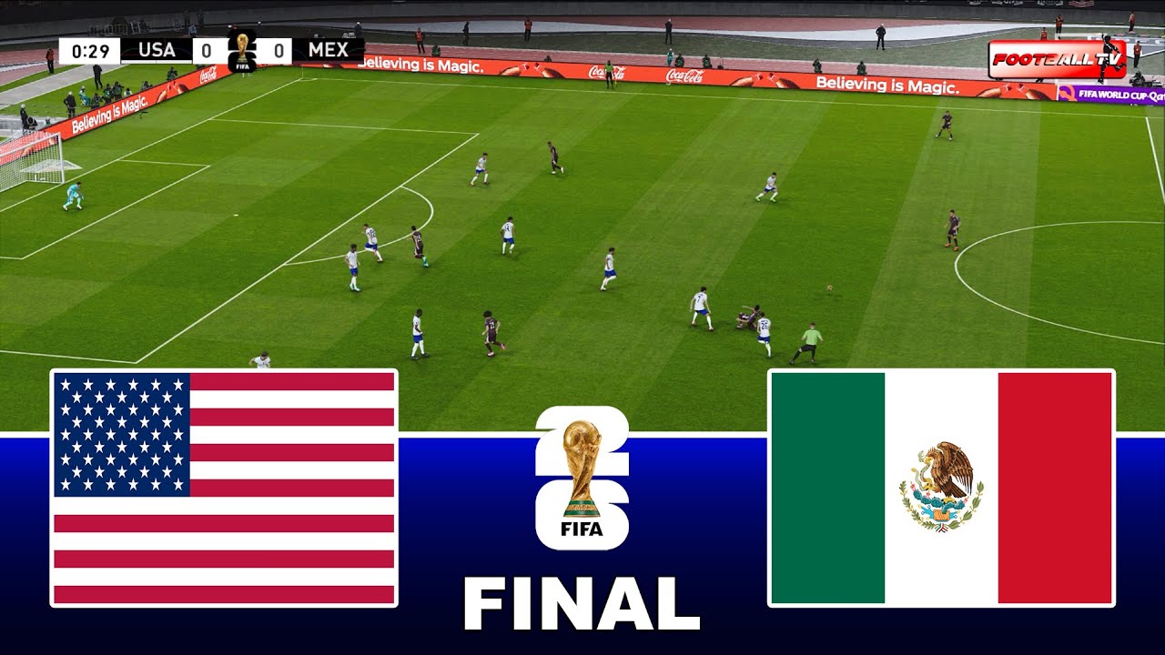 USA vs MEXICO - FINAL FIFA WORLD CUP 2026 | Full Match All Goals | eFootball Pes 21 Gameplay