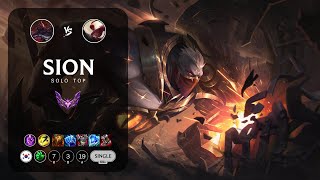 Sion Top vs Lee Sin - KR Master Patch 13.1