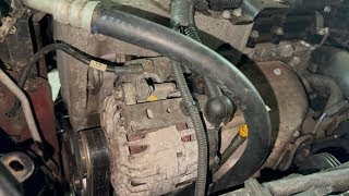 2010 Nissan Rogue. How to change the alternator step by step, easy and quick. #reels #nissan #aut...