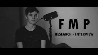 Interviewing Dan for FMP research