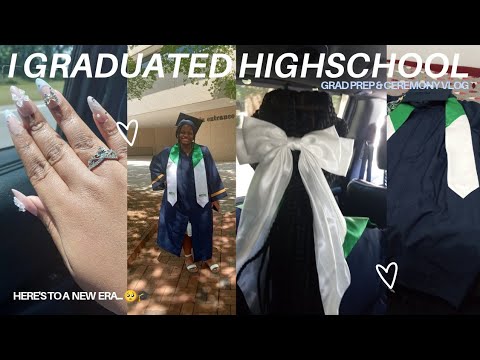 I GRADUATED HIGH SCHOOL🎓🥺 GRWM + VLOG - YouTube