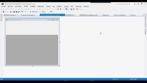 3-Corurs 3 Entity Framework :  combobox et datagrid