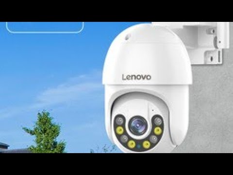 Lenovo 3MP 5MP PTZ WIFI Cámara IP Audio CCTV Vigilancia Hogar inteligente  Exterior 4X Zoom digital Color Visión nocturna a prueba de agua