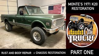 Monte’s 1971 Chevrolet Cheyenne Super K20  Frame Off Restoration