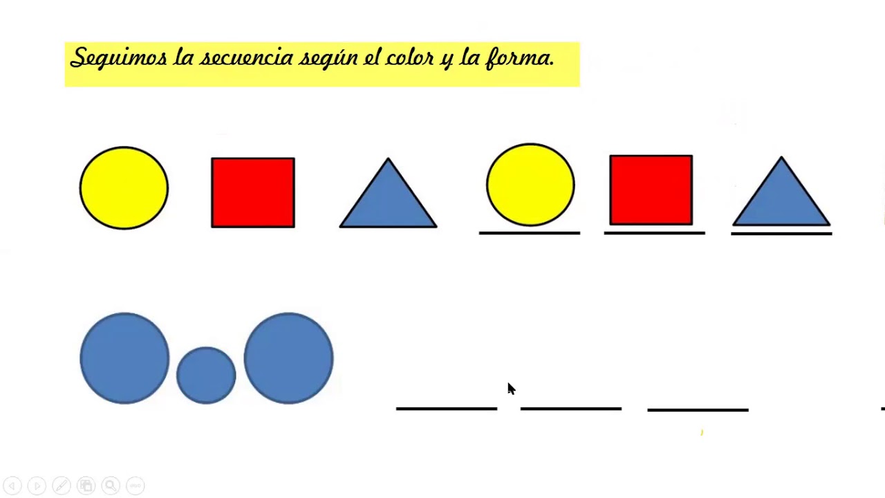 RM - Secuencias por su color y forma