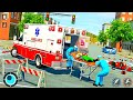 Ambulance City Rescue Simulator 3D - 911 Emergency Ambulance Rescue Driving - Android Gameplay 