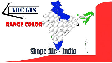 How to create graduate color map in arcmap | Use Symbology in arcmap | & |range color in arcmap|