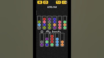 ball sort puzzle level 548