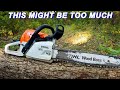 This Stihl Chainsaw Might Be Too Much For Me