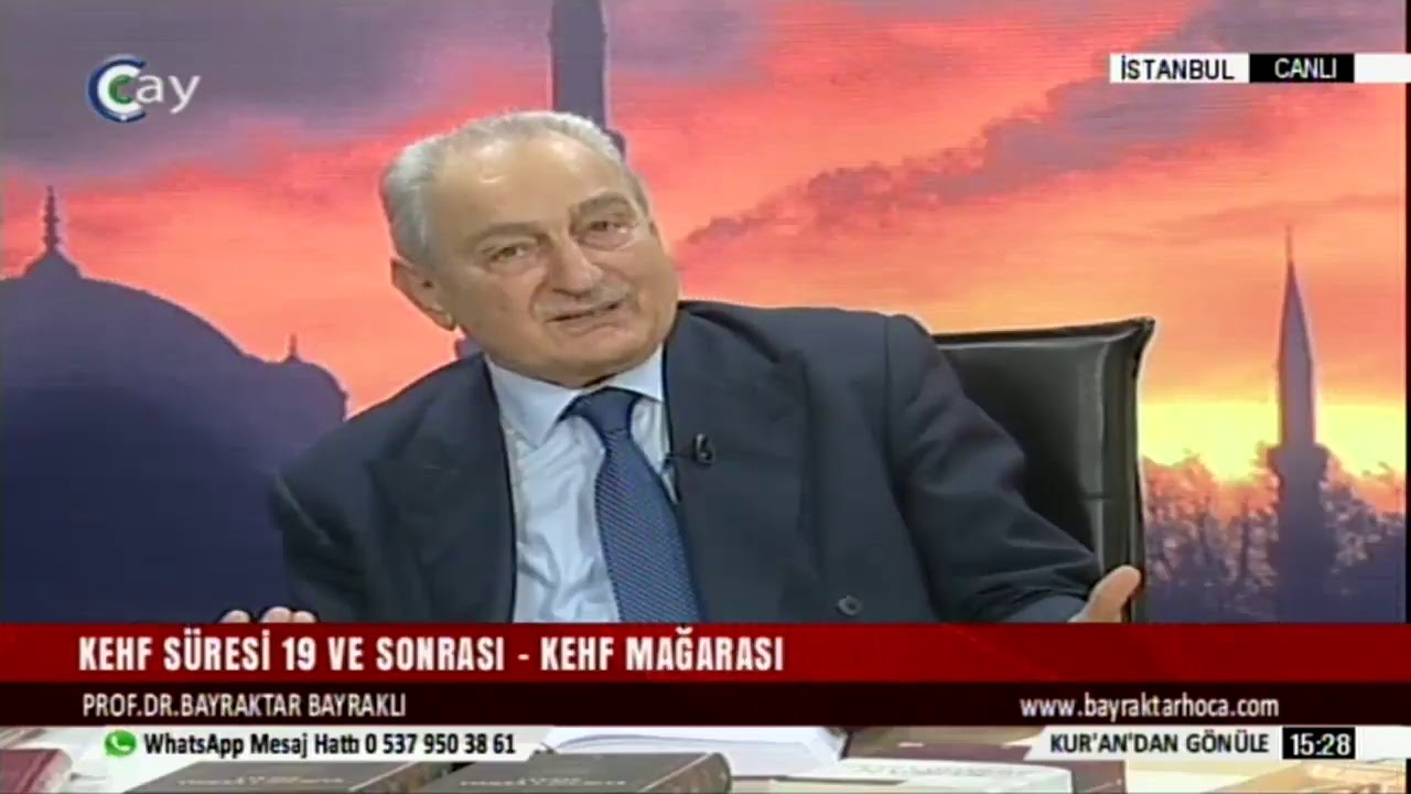 PROF.DR.BAYRAKTAR BAYRAKLI İLE KUR'AN'DAN GÖNÜLE- KEHF SÜRESİ 19 VE SONRASI-KEHF MAĞARASI-06.02.2020