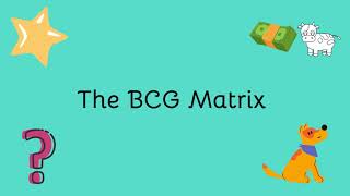 What is BCG Matrix