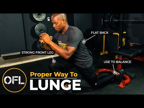 Performing a Proper Lunge - Coaching Cues - Online Fitness Library
