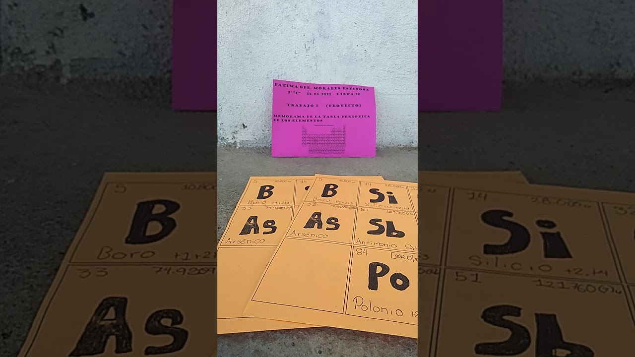 Memorama de la Tabla Periódica de los Elementos 💜 (PARTE 2)😊 - YouTube