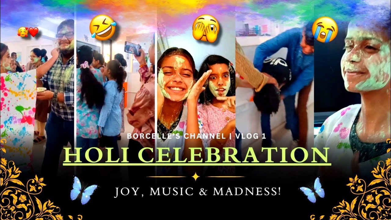 👀😂Deaf Vlogs | NDS Ito| we colourful & joyful holi fun 🥲👻