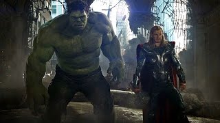 Avengers vs Chitauri Army - Hulk Punches Thor - Final Battle Scene - Movie CLIP HD