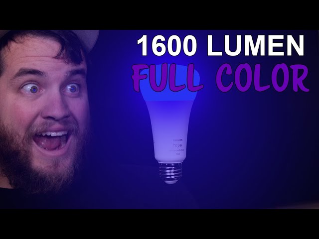 Philips Hue White & Colour Ambiance A21 Bulb, 1600 lumen