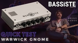 WARWICK GNOME i - BASS AMP HEAD - DEMO - QUICK TEST - BRUNO RAMOS