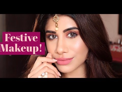 Festive Indian makeup look! | Tutorial | Malvika Sitlani