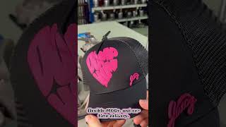 Custom Puff Print Caps with 3D TextureTurn Flat Designs Into 3D Caps#customcaps #hatfactory #caps