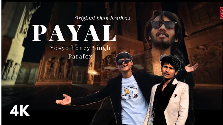 PAYAL SONG (Official video):YOYO HONEY SINGH |NORA FATEHI | PARADOX GLORY BHUSHAN KUMAR khanbrothers