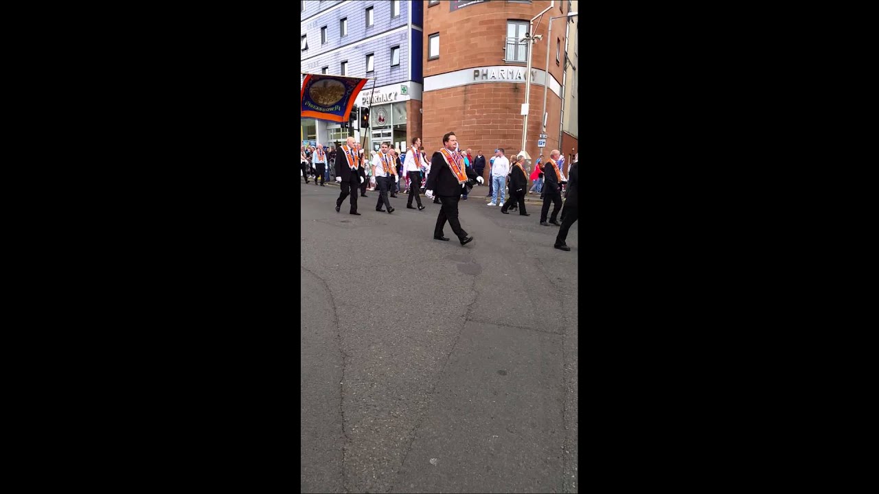 Orange order parade glasgow 5th of July 2014