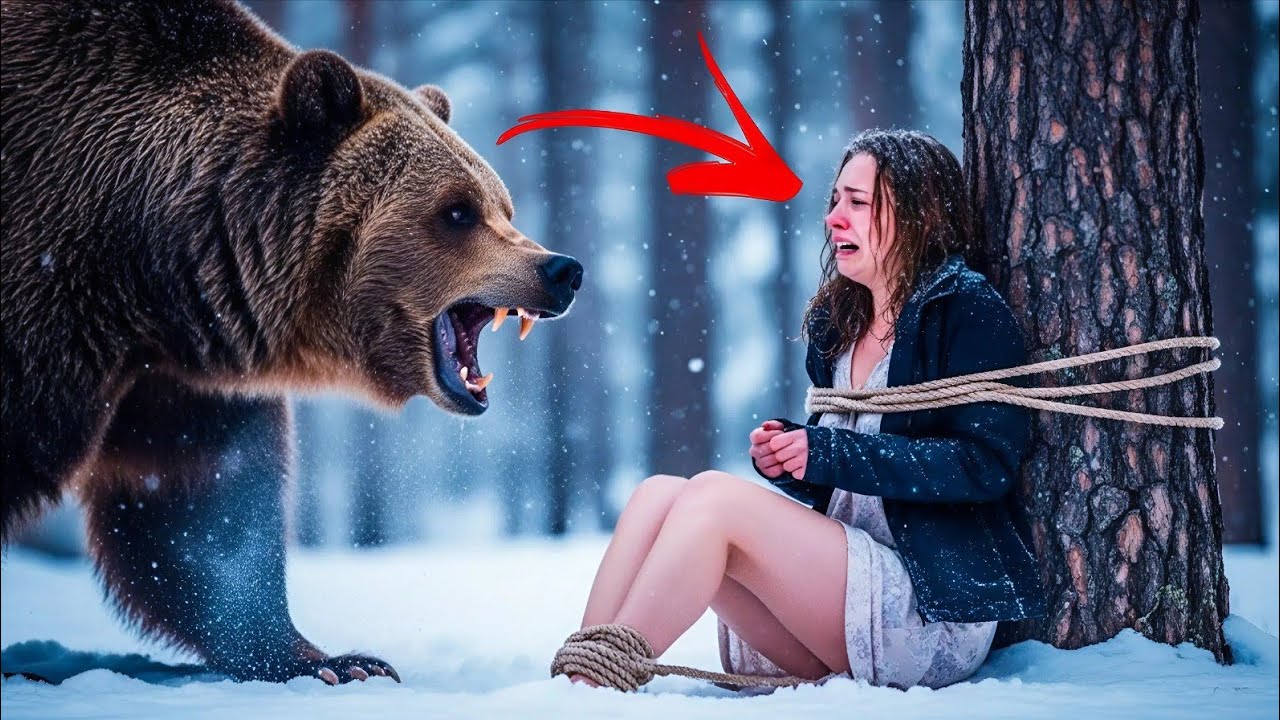 ОН ПРИВЯЗАЛ ЕЁ К ДЕРЕВУ В ТАЙГЕ И УШЁЛ… НО ТО, ЧТО СДЕЛАЛ МЕДВЕДЬ, ШОКИРОВАЛО ВСЕХ