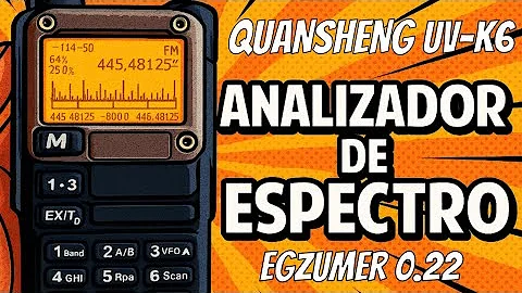 Spectrum Analyzer on the Quansheng UV-K6 with Egzumer v0.22 – Does it really work?