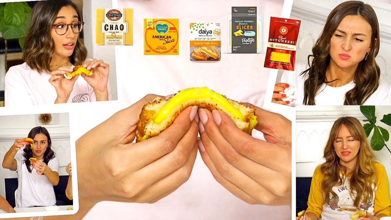 Blind Vegan Grilled Cheese Taste Test! 🧀🧀🧀