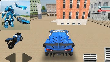 Police Robot Transformation Android Gameplay - Walkthrough