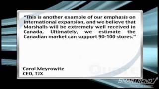 News Update: TJX Cos. to Launch Six Marshalls Stores in Canada to Boost International Appeal (TJX) Wealth