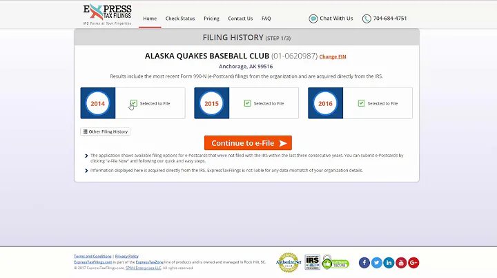 E-file Form 990-N (e-Postcard) Online in 3 Simple Steps with ExpressTaxFilings