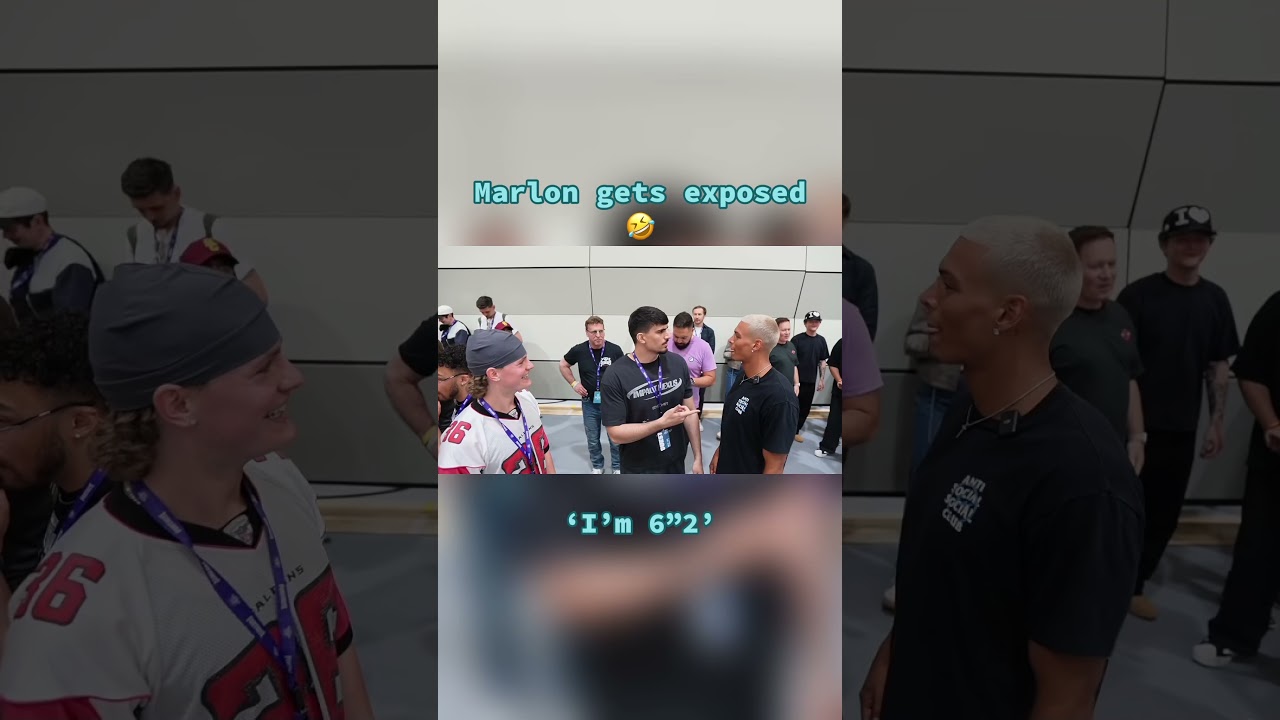 MARLON LIED ABOUT HIS HEIGHT 🤣🤣 