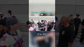 MARLON LIED ABOUT HIS HEIGHT 🤣🤣 #marlon