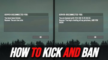 7 Days To Die - How To Kick, Ban AND Unban Players - Command Console Tutorial