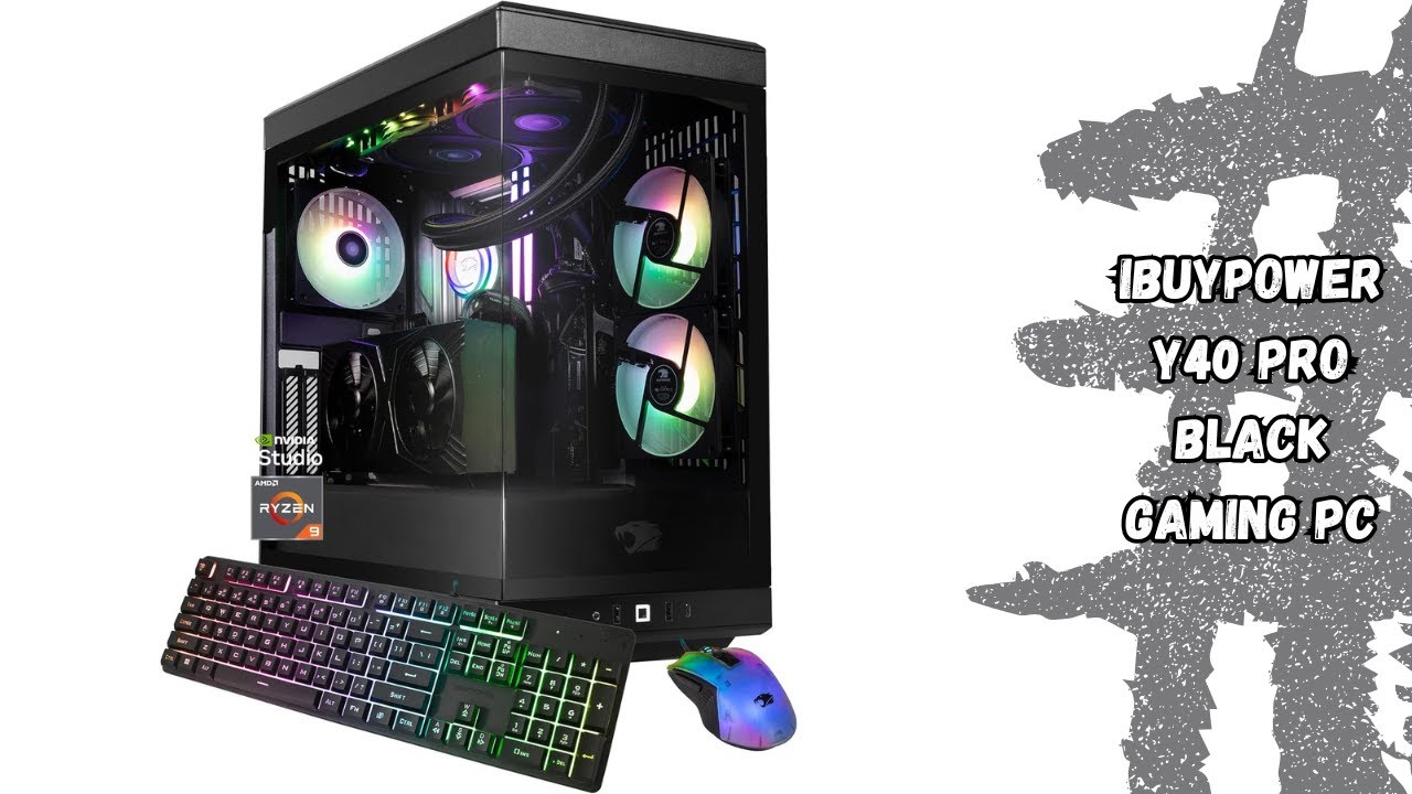 iBUYPOWER Y40 PRO Gaming PC | Ultimate Ryzen 9 Gaming Power | Key Features