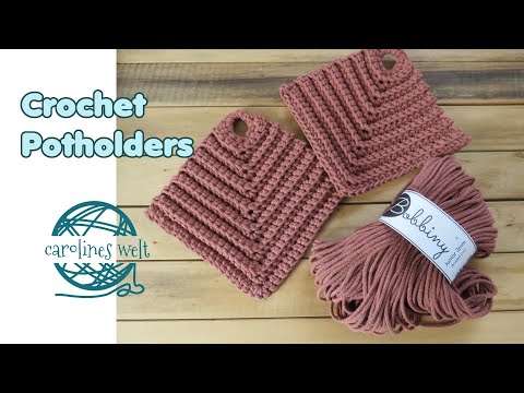 Video: Yuav Ua Li Cas Crochet Potholders