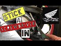 Honda VFR800 Chain Adjustment | You need a Screwdriver