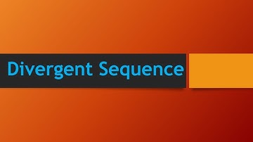 Divergent sequence