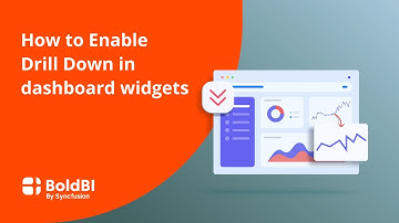 How to Enable Drill Down in Dashboard Widgets