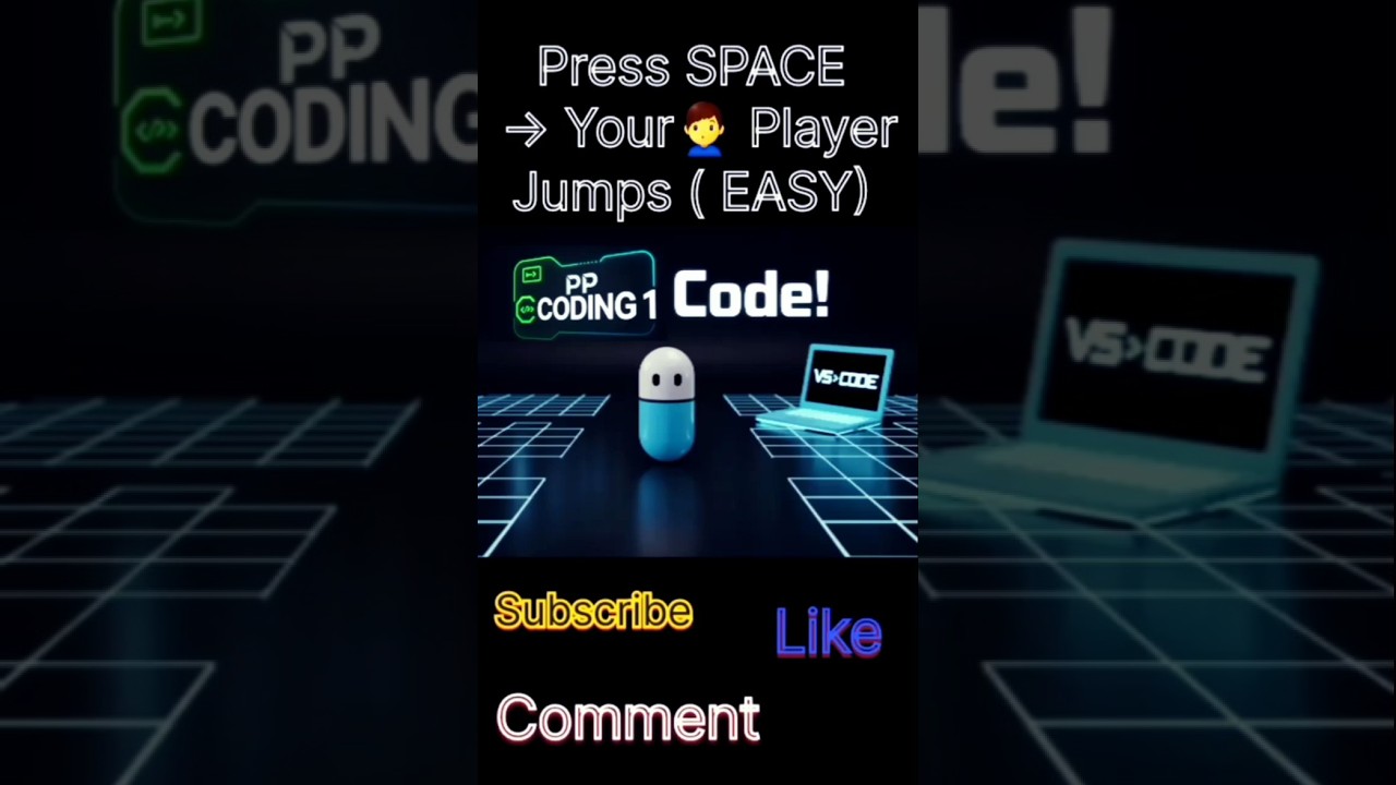 Learn to Make a Player Jump|💻 Beginner Coding Hack That Will Save You Hour⏳#coding #viral #developer