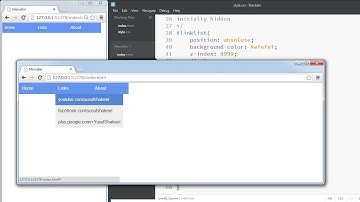 HTML5 | Create custom Navigation Bar using HTML5 and CSS