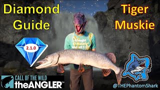 Tiger Muskie Diamond Guide! Top Hotspot! USA Golden Ridge Reserve Call of the Wild: The Angler