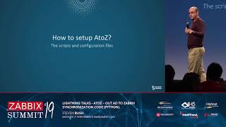 Steven Bush - AtoZ – out AD to Zabbix synchronization code (python)