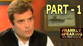 Frankly Speaking with Rahul Gandhi  Part 1 | Arnab Goswami Exclusive Interview